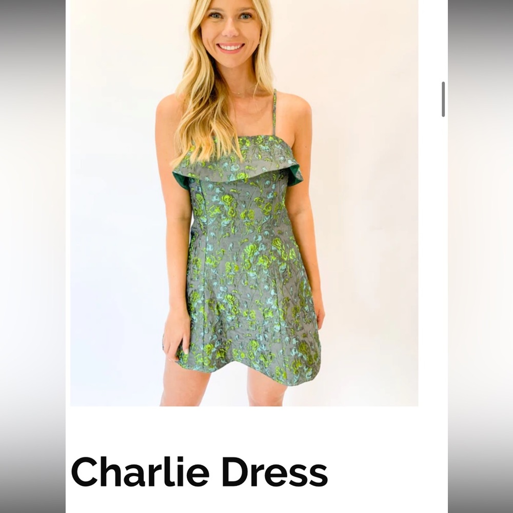 Green Corey Lynn Calter dress